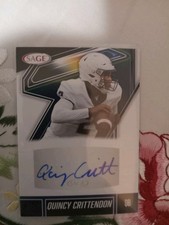 QUINCY CRITTENDON 2026 Sage Auto #A-QC Samford Bulldogs Qb Collectibles Llc 