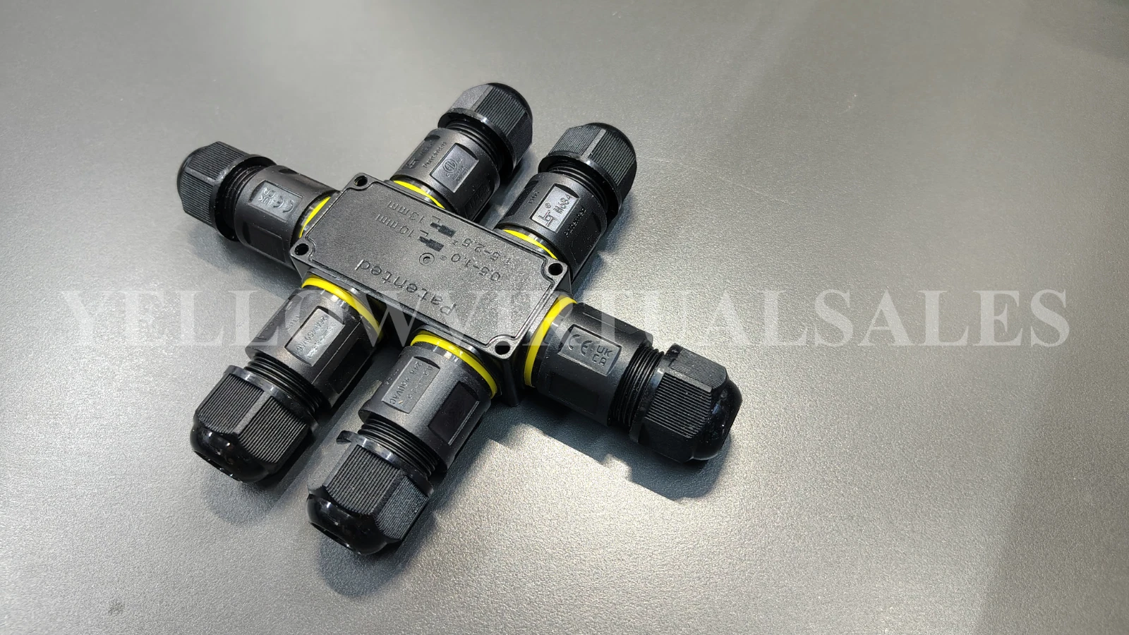6-Way 3-PIN Waterproof Cable Connector