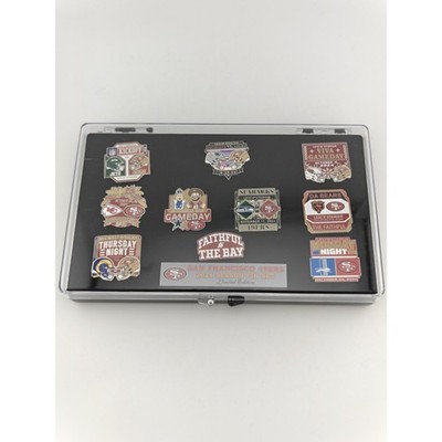 San Francisco 49ers Pin Set 2024 Limited Edition NFL Football 10pc MSRP $99 NEW
