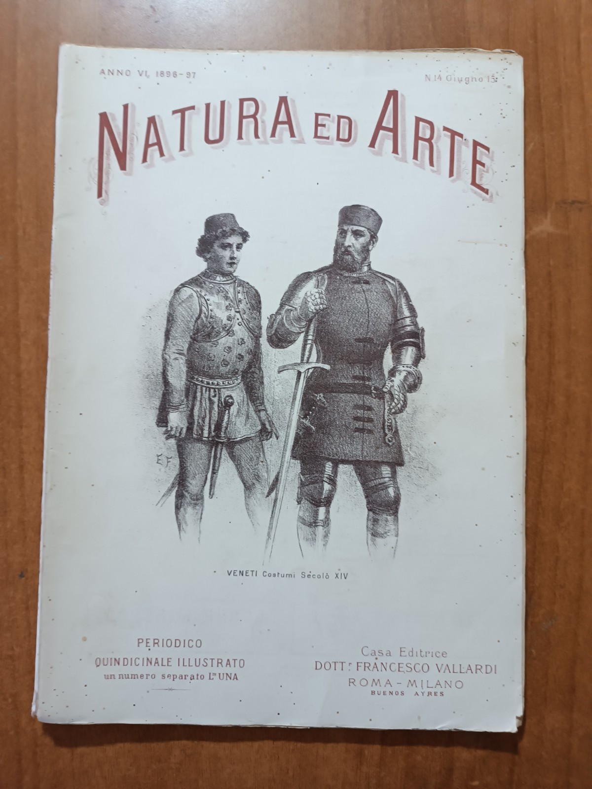 NATURA ed ARTE 14/1896-97 Romania, Creta, Montesenario, Triennale, Genova