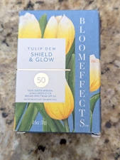 Bloomeffects Tulip Dew Shield & Glow SPF 50 Sunstick Sunscreen 0.6 oz exp: 11/26