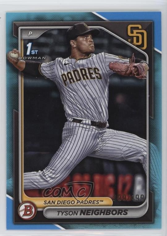 2024 Bowman Draft Sky Blue 833/499 Tyson Neighbors #BD-51 1g1q