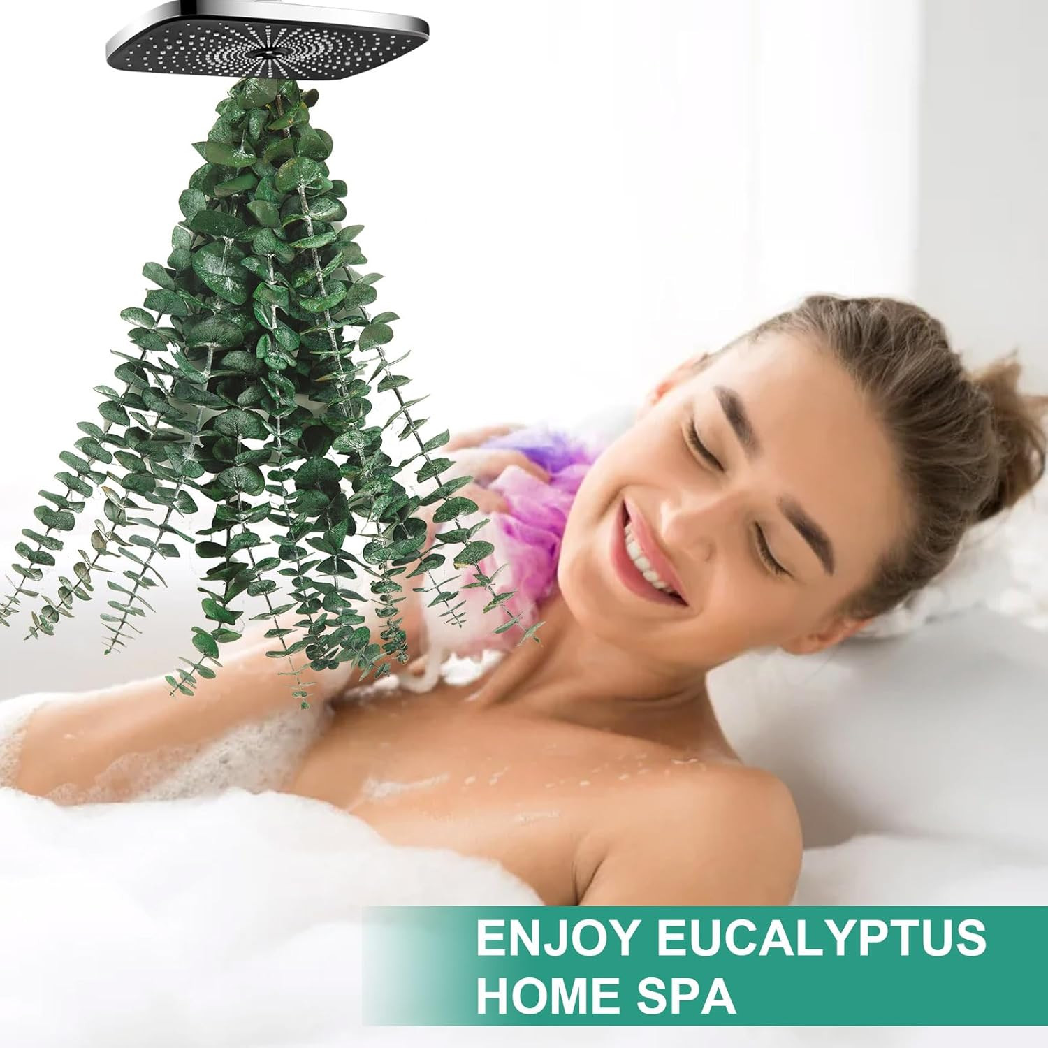 10 Pcs Dried Branches Plant Stems Eucalyptus for Shower 17'' Natural Real Easter