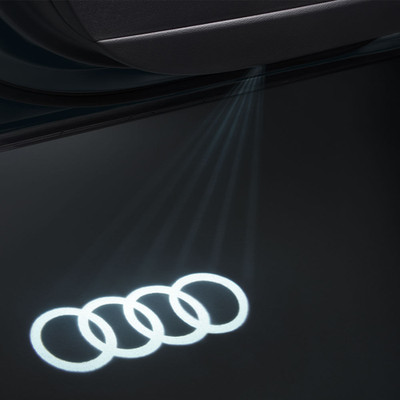Original Audi Ringe Logoleuchte für Türverkleidung LED 4G0052133G