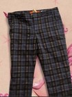 Cartonnier Anthropologie Charlie Blue Plaid Ankle Pants Slim Fit Size 4 Academia — photo 6