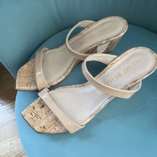 stuart weitzman wedge sandals 8