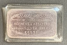 1oz. Engelhard Industries, numbered .999 Silver Bar