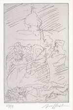 Alfred Hrdlicka - Ohne Titel // Radierung etching