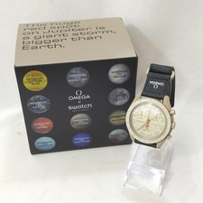 Omega SWATCH Mission Jupiter Chronograph Watch