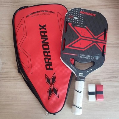 Usap Approved Arronax Pickleball Paddle 3K Carbon T1 Red