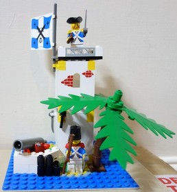 1989 LEGO Legoland Pirates 6265 Saber Island Saber Island Complete!