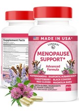 Lunakai USA Made Natural Menopause Supplements For Women, 60ct