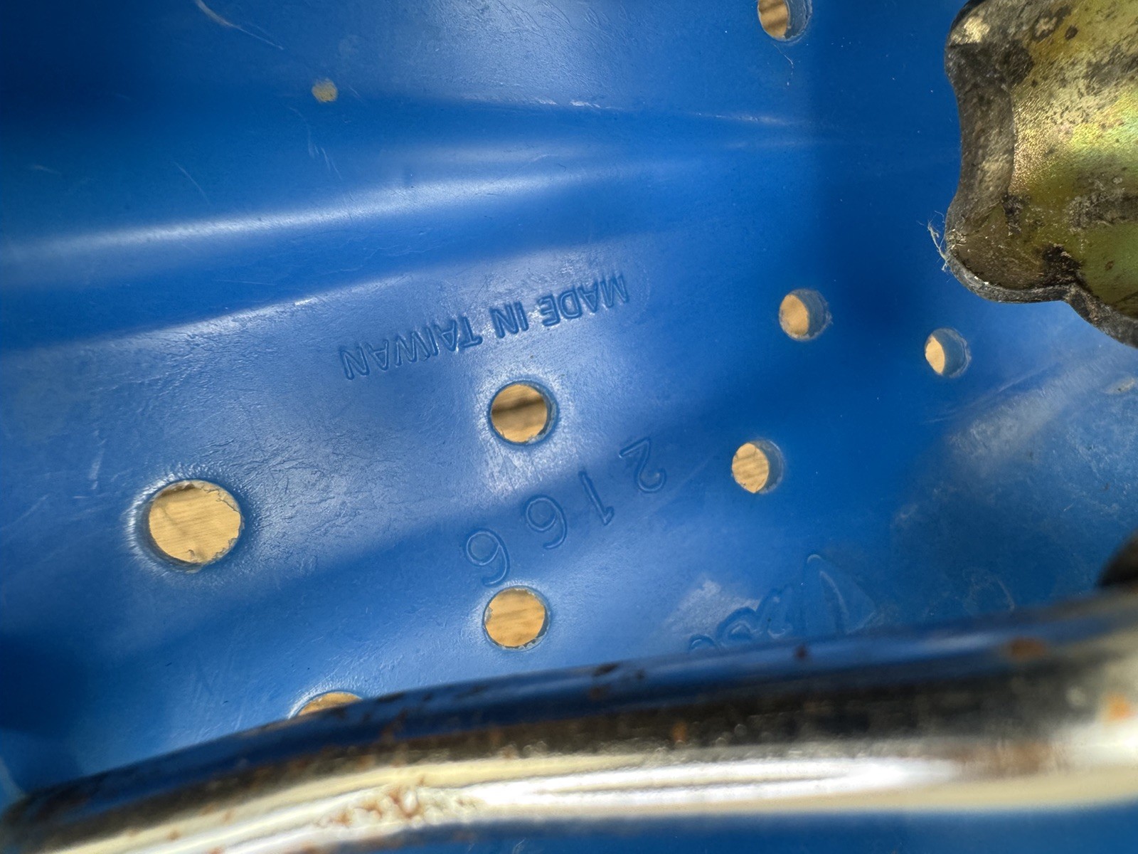 viscount dominator bmx seat Blue 2166 Vintage Old School 