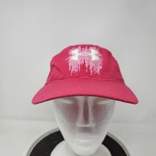 Under Armour Hat Cap Strap Back Youth One Size Pink HeatGear Embroidered Sport