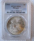 1921 Morgan Silver Dollar PCGS MS64