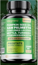 Saw Palmetto 24000mg Pumpkin Seed Oil 3000mg Pygeum 3000mg 60Caps Ultra Prostate