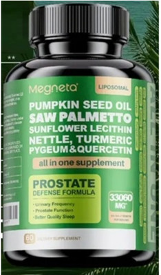 Saw Palmetto 24000mg Pumpkin Seed Oil 3000mg Pygeum 3000mg 60Caps Ultra Prostate