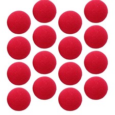 2 Pack Red Sponge Clown Nose Accessories Carnival Costume Prop