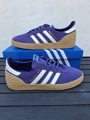 Adidas Originals Montreal 76 Herren Sneaker Turnschuhe Lila Weiß Gr. 9,5 (UK)