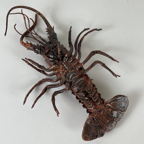 AAA Spiny Lobster 1980s Vintage 15cm Body Sea World Rare PVC / Rubber - Picture 6 of 10