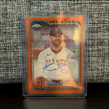 Topps 2024 Chrome Update Orange Refractor Auto AC-RRA Robbie Ray 03/25