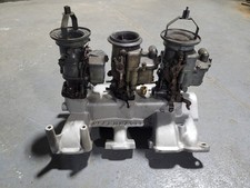 Offenhauser Ford Y Block Tri Power Aluminum Intake 239 272 292 312 Stromberg Offenhauser Ford Y Block Tri Power Aluminum Intake 239 272 292 312 Stromberg