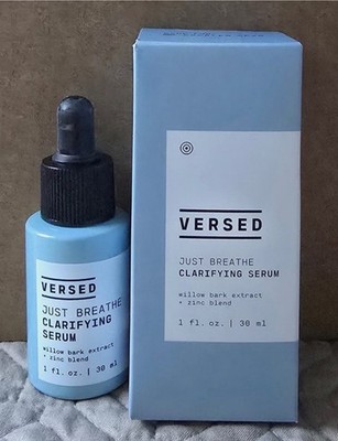 Versed Just Breathe Clarifying Serum 1oz NEW   Acne/Oily Skin