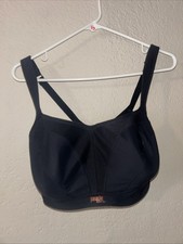 Panache Sport Black Sport Bra 5021 Underwire Size 40 F