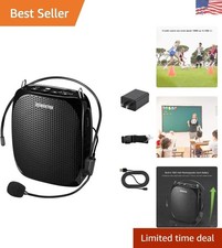 Rechargeable Mini Voice Amplifier with Adjustable Mic - For Teachers  Trainers