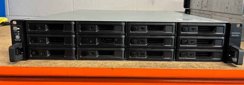 RS2423RP+ Synology RackStation 12 Bay NAS 8GB Memory Fully Tested