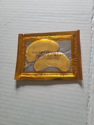 Gold Gel Crystal Collagen Powder Eye Mask ~ Removes Puffiness ~ Dark Circles 