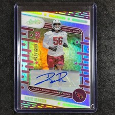 2024 Absolute Football DARIUS ROBINSON Signature Rookies Auto Spectrum 287/299