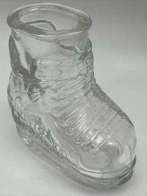 Windsor Canadian Whiskey Ice Hockey Skate Vintage Shot Glass Barware Boot 2-5/8''