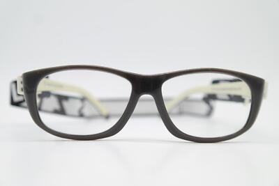 Brille OPTIC FASHION MUNICH BUDDY Oliv Weiß Oval Brillengestell eyeglasses Neu