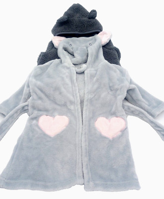 Hudson Baby Cute Elephant Hood 9mo & Wonder Nation 24mo Super Soft Fleece Jacket
