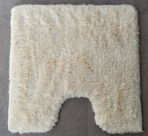Bambou Natur WC-Vorleger mit Ausschnitt 55x55cm. Florhöhe:30mm. - Bild 2 von 7