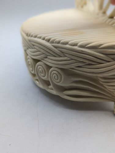 Vintage 1970s Burwood Cream Rattan Boho Wall Shelf - Imagen 13 de 13
