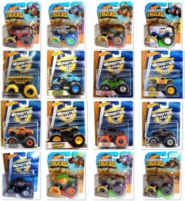 Hot Wheels MONSTER TRUCKS, JAM, Autos 1:64 diecast models vehicles Neu Spielzeug