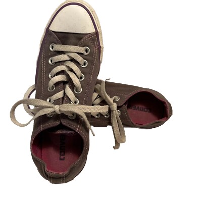 Converse All Star Chuck Taylors Double Tongued Unisex Womens 7 Mens 5 Gray Shoes
