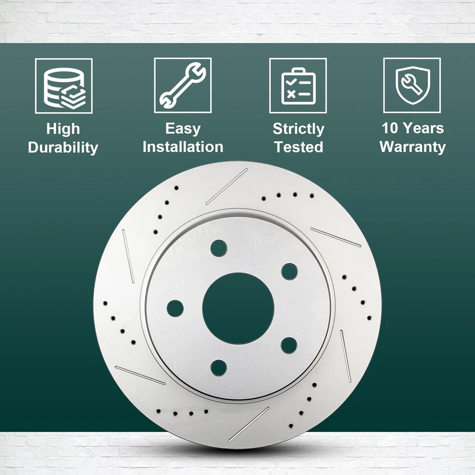 Front & Rear Brake Rotors Pads for Cadillac Escalade ESV Chevy Tahoe - Image 4 of 4