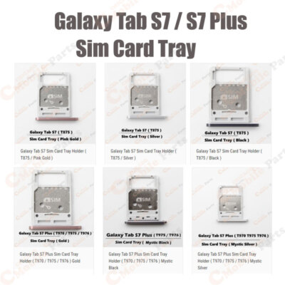 Samsung Galaxy Tab S7 S7+ Plus Sim Card Tray Holder (T875 T970