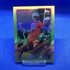 02/99 ZED WILLIAMS Yellow Foil Parallel Topps 2021 Lacrosse 1st Edition PLL