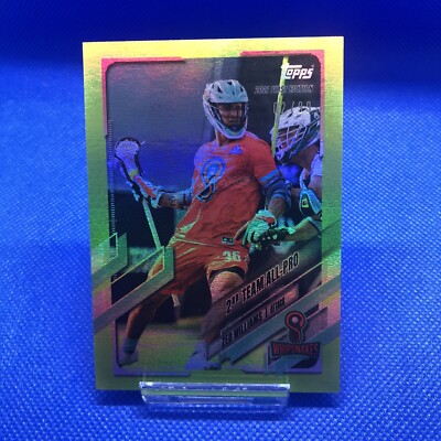 02/99 ZED WILLIAMS Yellow Foil Parallel Topps 2021 Lacrosse 1st Edition PLL