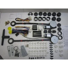 Universal 2 Door Electric Car Truck Power Window Conversion Kit Roll Up Switches