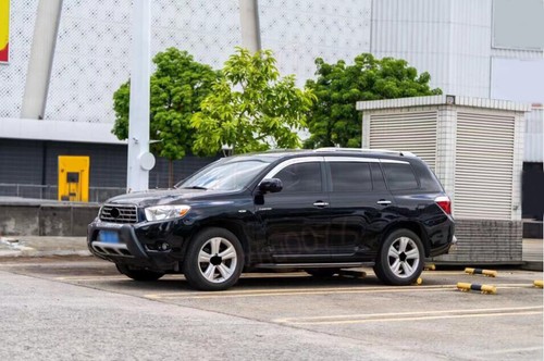 Para Toyota Highlander 2008-2013 cromo ventana visera ventilación cortinas sol lluvia protector - Imagen 10 de 11