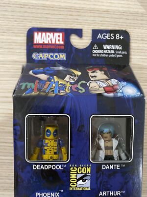 Marvel Vs Capcom 3 Minimates Fate Of Two Worlds Deadpool, Dante