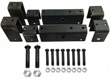 Tandem Axle Slipper Spring Trailer Hanger Kit 2" Heavy Duty 12" Equalizer 8000#