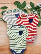 ???? #36 Baby Boden 3pck Long Sleeve Vest 18-24months ????