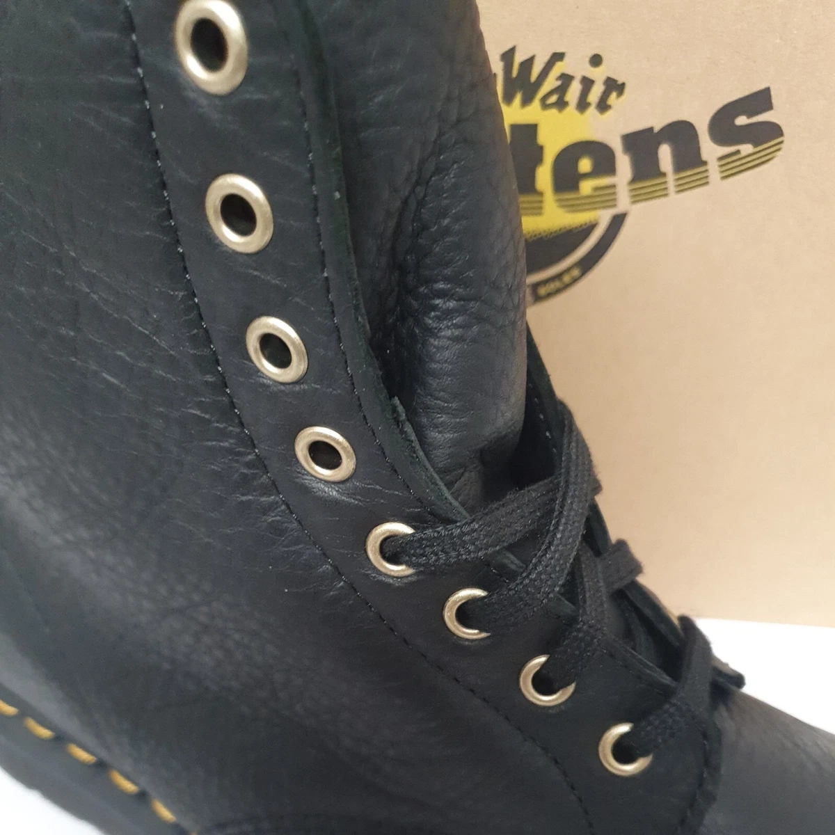 Fake leather sale doc martens