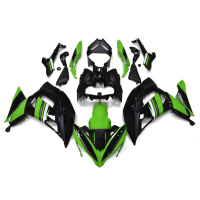 For Kawasaki Fairing Ninja 650 EX650 2017 2018 2019 Black Green Bodywork Plastic